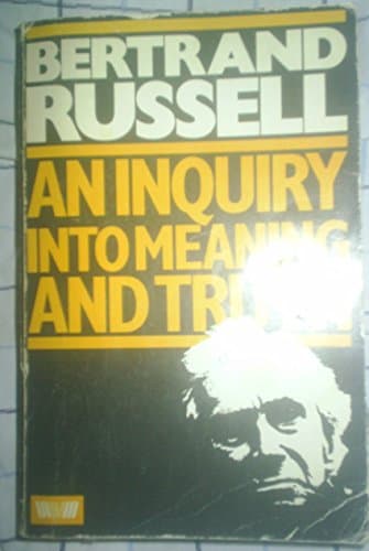 Book cover for Inquiry into Meaning and Truth by Russell, Bertrand