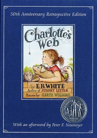 Book cover for Charlotte's Web (50th Anniversary Retrospective Edition) by White, E. B.