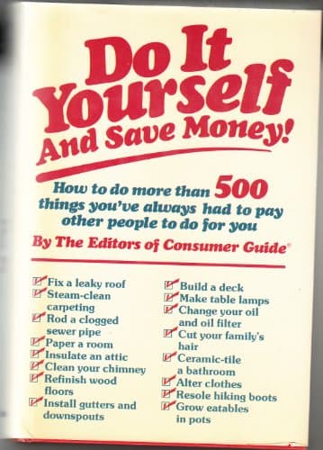 Book cover for Do It Yourself and Save Money by Consumer Guide