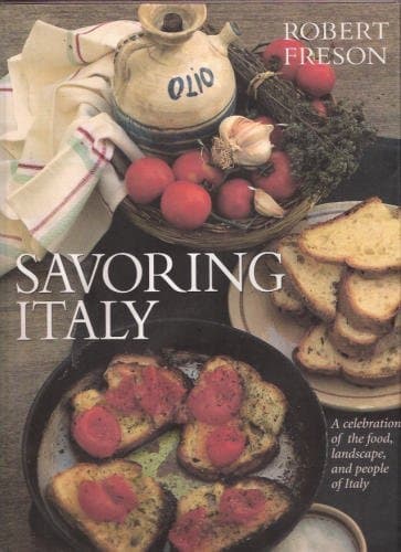 Book cover for Savoring Italy by Field, Carol