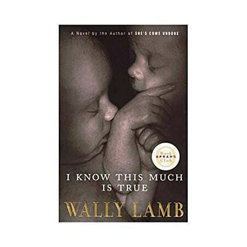 Book cover for I Know This Much Is True by Wally Lamb