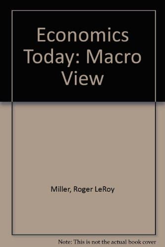 Book cover for Economics Today: The Macro View by Miller, Roger LeRoy