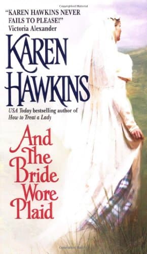 Book cover for And the Bride Wore Plaid by Hawkins, Karen
