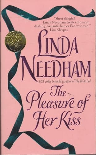Book cover for The Pleasure of Her Kiss (Avon Romantic Treasures) by Needham, Linda