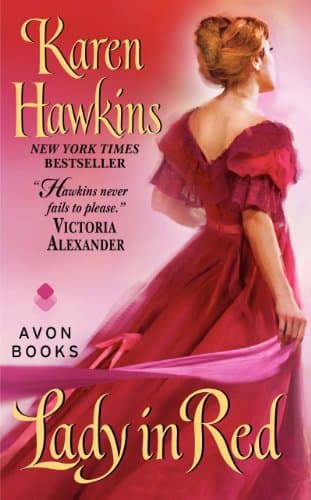 Book cover for Lady in Red by Hawkins, Karen