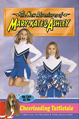 Book cover for New Adventures of Mary-Kate & Ashley #42: The Case of the Cheerleading Tattletal: (The Case of the Cheerleading Tattletale) by Olsen, Mary-Kate & Ashley