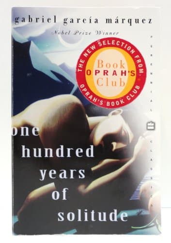Book cover for One Hundred Years of Solitude (Oprah's Book Club) by Gabriel Garcia Marquez