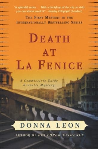 Book cover for Death at La Fenice: A Commissario Guido Brunetti Mystery by Leon, Donna