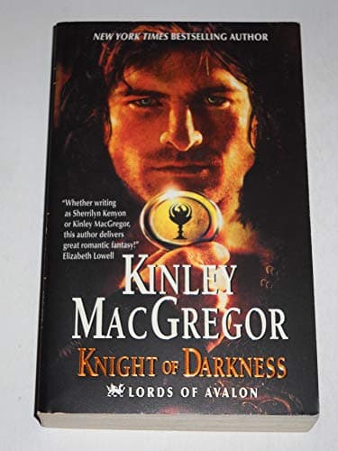Book cover for Knight of Darkness (Lords of Avalon, Book 2) by MacGregor, Kinley