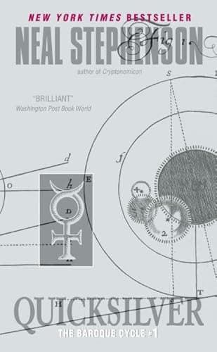 Book cover for Quicksilver (The Baroque Cycle No. 1) by Stephenson, Neal