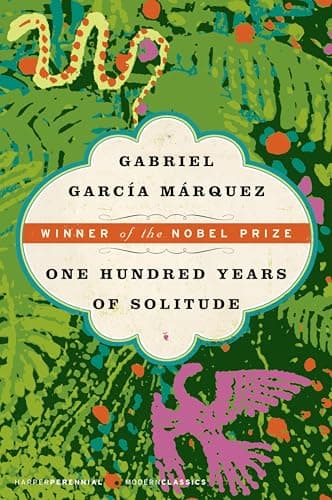 Book cover for One Hundred Years of Solitude (Harper Perennial Modern Classics) by Gabriel Garcia Marquez