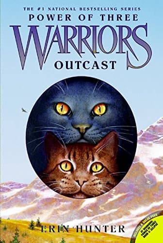 Book cover for Warriors: Power of Three #3: Outcast by Hunter, Erin