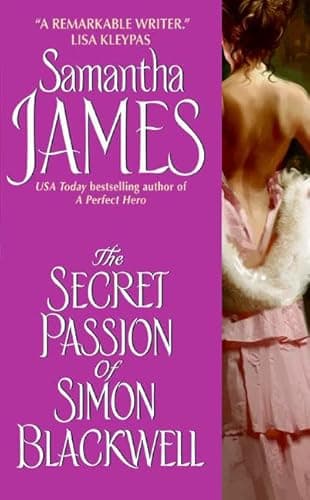 Book cover for The Secret Passion of Simon Blackwell (Avon Historical Romance) by James, Samantha
