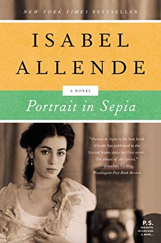 Book cover for Portrait in Sepia: A Novel by Isabel Allende