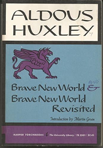 Book cover for Brave New World & Brave New World Revisited by Aldous Huxley