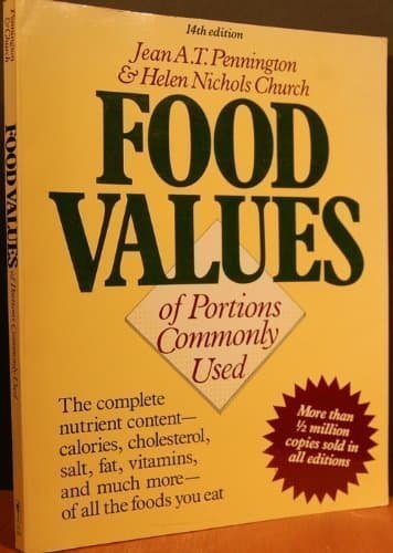Food Values of Portions Commonly Used