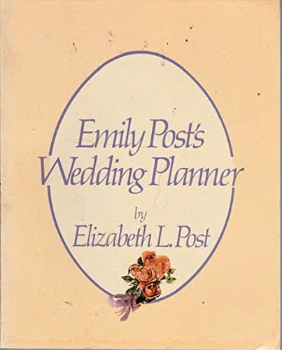 Book cover for Emily Post's Wedding Planner by Elizabeth L. Post