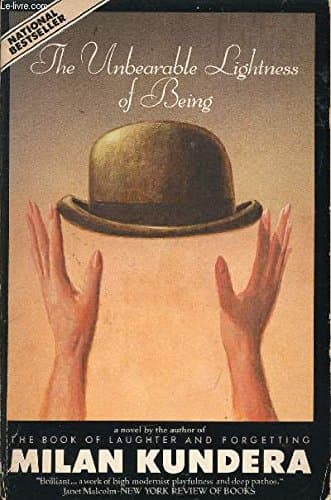 Book cover for The Unbearable Lightness of Being by Kundera, Milan; Translated from