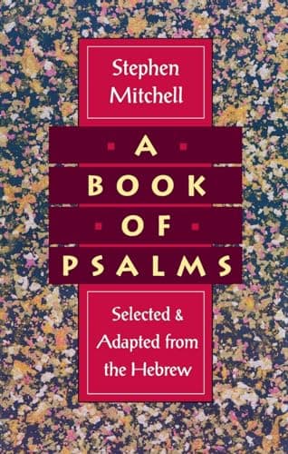 Book cover for A Book of Psalms: Selected and Adapted from the Hebrew by Stephen Mitchell