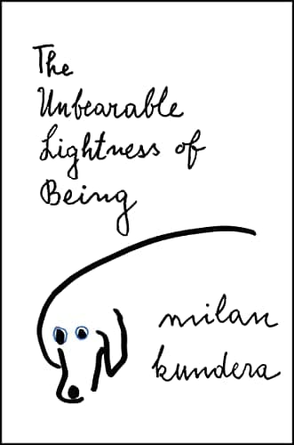 Book cover for The Unbearable Lightness of Being by Milan Kundera