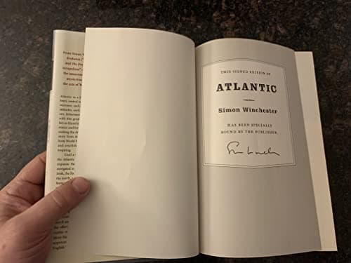 Book cover for Atlantic: Great Sea Battles, Heroic Discoveries, Titanic Storms,and a Vast Ocean of a Million Stories by Winchester, Simon