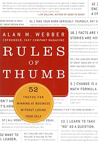 Book cover for Rules of Thumb: 52 Truths for Winning at Business Without Losing Your Self by Webber, Alan M.