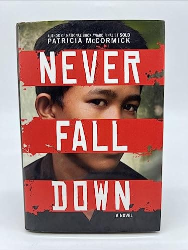 Book cover for Never Fall Down by McCormick, Patricia