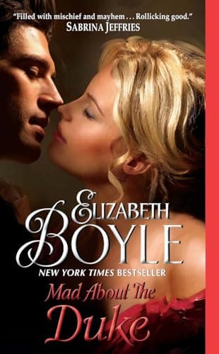 Book cover for Mad About the Duke: A Historical Romance Tale of Deception and Love Set in Regency England by Boyle, Elizabeth