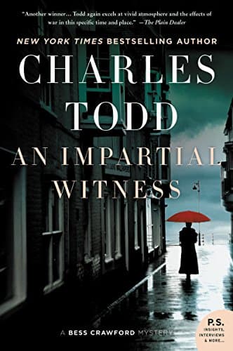 Book cover for An Impartial Witness: A Bess Crawford Mystery by Todd, Charles