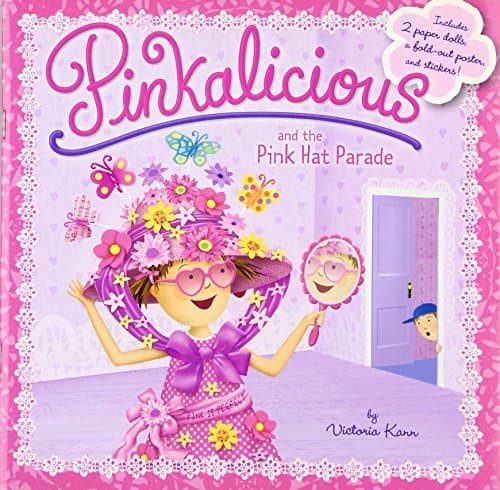 Book cover for Pinkalicious and the Pink Hat Parade: An Easter And Springtime Book For Kids by Kann, Victoria