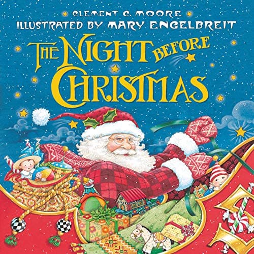 Book cover for The Night Before Christmas: A Christmas Holiday Book for Kids by Moore, Clement C