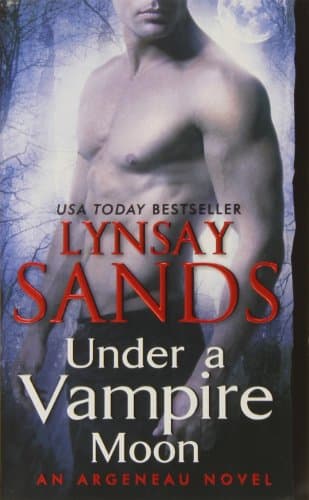 Book cover for Under a Vampire Moon: An Argeneau Novel (Argeneau Vampire, 16) by Sands, Lynsay
