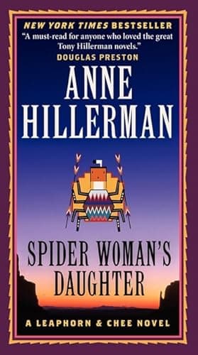 Book cover for Spider Woman's Daughter: A Leaphorn, Chee & Manuelito Novel by Hillerman, Anne