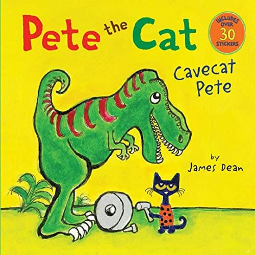 Book cover for Pete the Cat in Caveat Pete By James Dean (For Ages 4-8) [Paperback] by James Dean