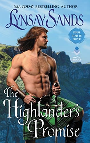 Book cover for The Highlander's Promise: A Highland Brides Scottish Historical Romance Novel by Sands, Lynsay