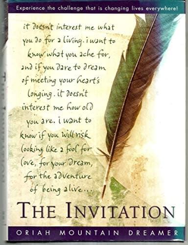 Book cover for The Invitation by Oriah Mountain Dreamer