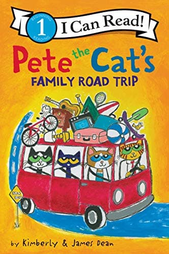 Book cover for Pete the Cat’s Family Road Trip (I Can Read Level 1) by Dean, James