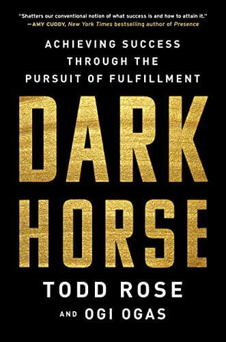 Book cover for Dark Horse: Achieving Success Through the Pursuit of Fulfillment by Rose, Todd