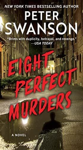 Book cover for Eight Perfect Murders: A Novel by Swanson, Peter