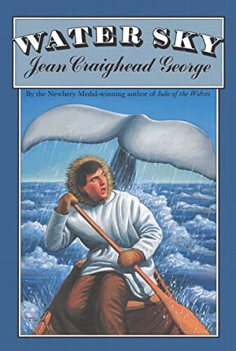 Book cover for Water Sky: An Alaskan Adventure About Identity, First Love, and Indigenous Traditions for Kids (Ages 8-12) by George, Jean Craighead