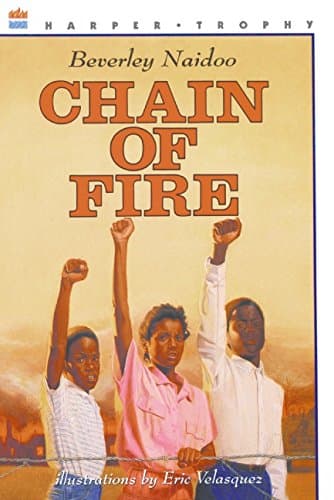 Book cover for Chain of Fire by Naidoo, Beverley