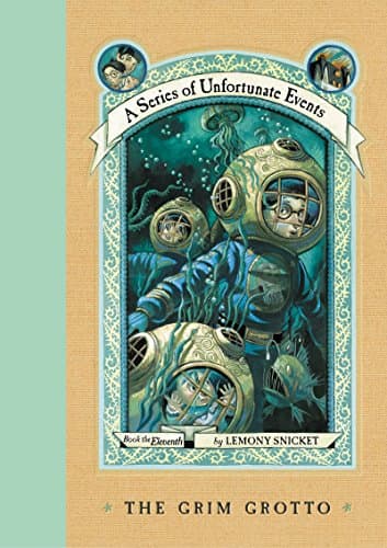 Book cover for The Grim Grotto (A Series of Unfortunate Events, Book 11) (A Series of Unfortunate Events, 11) by Snicket, Lemony