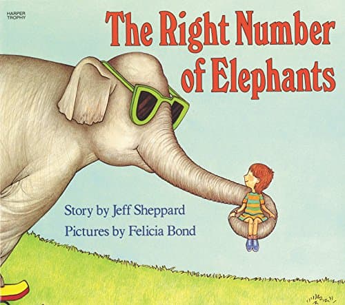 Book cover for The Right Number of Elephants by Sheppard, Jeff