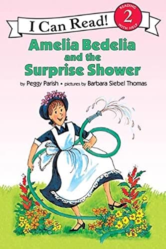 Book cover for Amelia Bedelia and the Surprise Shower (I Can Read, Level 2) by Parish, Peggy