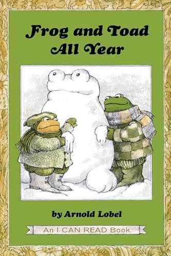 Book cover for Frog and Toad All Year: From the Classic Animal Friendship and Adventure Series, Great for Growing Reading Skills and Early Literacy Development for Kids [ages 4-8] (I Can Read Level 2) by Lobel, Arnold