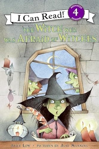 Book cover for The Witch Who Was Afraid of Witches (I Can Read Level 4) by Low, Alice