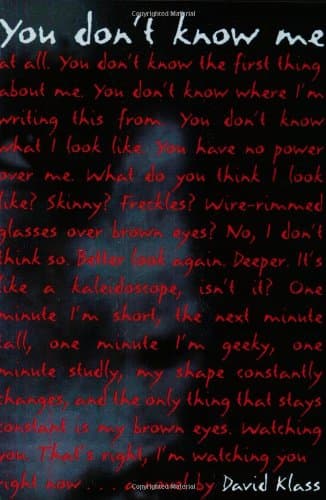 Book cover for You Don't Know Me by Klass, David