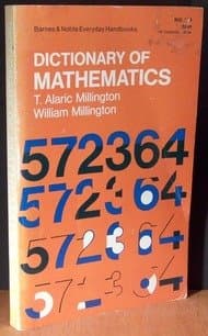 Book cover for Dictionary of Mathematics by Millington, T. Alaric