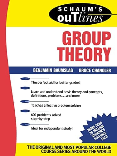 Book cover for Schaum's Outline of Group Theory by Baumslag, B.