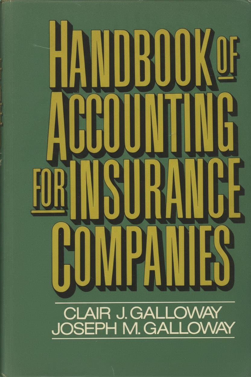 Handbook of Accounting for Insurance Companies